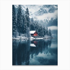 House On The Lake Canvas Print