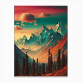 Mountain Landscape Canvas Print