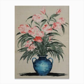 Chinese Flower Painting Canvas Print