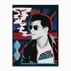 Arctic Monkeys Pop Art Canvas Print