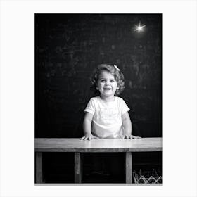 A Young Child Beams With Unbridled Joy The Light Twinkling In Their Eyes As They Occupy The Heart O (3) Canvas Print