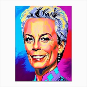 Jamie Lee Curtis Pop Movies Art Movies Canvas Print