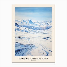 Vanoise National Park France 3 Poster Canvas Print