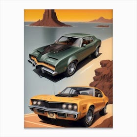 Transam Plymouth Cars Canvas Print