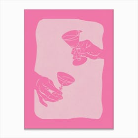 Rosy Toast Canvas Print