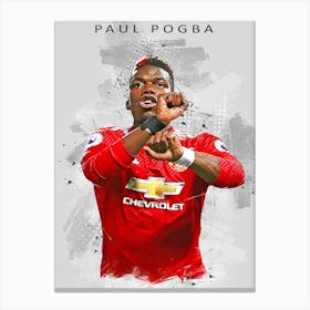 Paul Pogba 1 Canvas Print