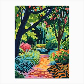 Brockwell Park London Parks Garden 2 Painting Canvas Print
