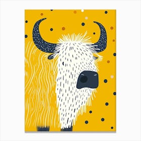 Yellow Yak 3 Canvas Print