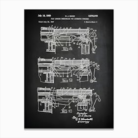 Saive’S Tilting Breechblock Rifle Patent Print Saive Rifle Tilting Rifle Gun Patent Gun Decor Gun Patent Patent Print G3151 Canvas Print