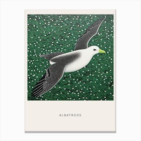 Ohara Koson Inspired Bird Painting Albatross 3 Poster Canvas Print