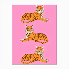 Tiger Trio Canvas Print