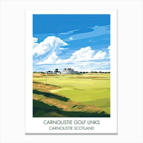 Carnoustie Golf Links (Championship Course)   Carnoustie Scotland 3 Canvas Print