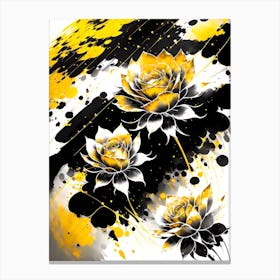Yellow Roses Canvas Print