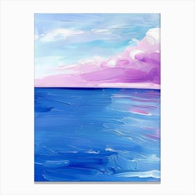 Abstract Of Sea And Sky Canvas Print