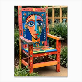 Colorful Chair Canvas Print