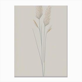 Psyllium Herb Simplicity 2 Canvas Print
