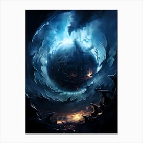 Dark Sphere Canvas Print