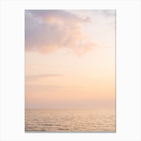 Dreamy Pastel Sunset Canvas Print