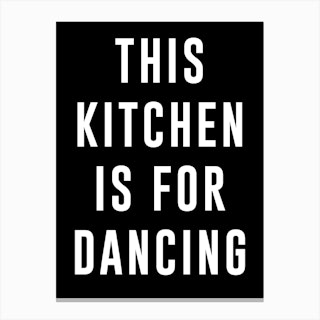 Dance Kitchen Canvas Print