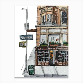 NYC Bookstore Canvas Print