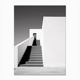 Paphos, Cyprus, Black And White Photography 1 Canvas Print