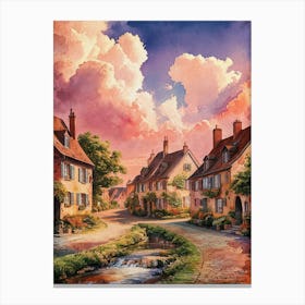 Little Village Canvas Print