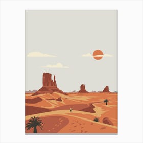 Desert Landscape 3 Canvas Print