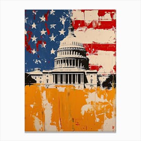 United States Capitol, USA Canvas Print