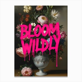 Bloom Wildy Canvas Print