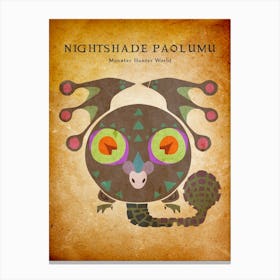 Nightshade Paolumu Vintage Canvas Print