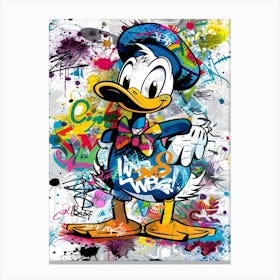 Donald Duck Canvas Print