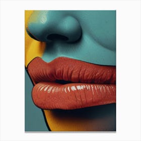 Woman'S Lips 1 Canvas Print