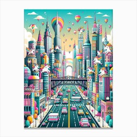 Unicorn Road Canvas Print