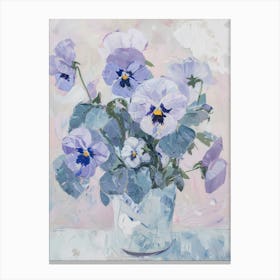 A World Of Flowers Pansies 4 Painting Canvas Print