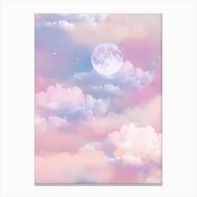 Pink Sky Wallpaper Canvas Print