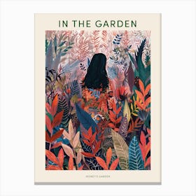 In The Garden Poster Monet S Garden France 8 Canvas Print