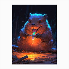 Beaver Canvas Print