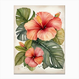 Hibiscus Canvas Print