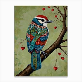 Bird Of Love Canvas Print