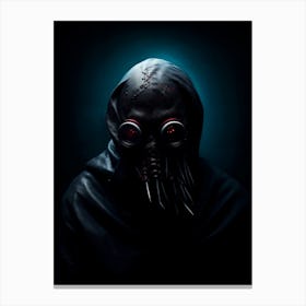 Red Gaze Of The Abyss Canvas Print