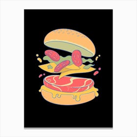 Burger Canvas Print