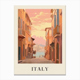Vintage Travel Poster Italy 3 Canvas Print