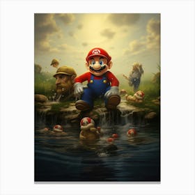 Mario Bros 45 Canvas Print