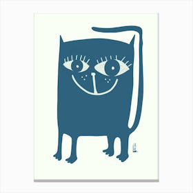 Strange Cat Canvas Print