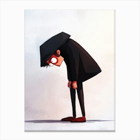 Guy In A Coat Canvas Print