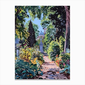 Brompton Cemetery London Parks Garden 1 Painting Canvas Print