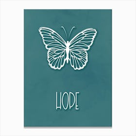 Butterfly Hope Canvas Print