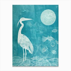 Blue Heron 12 Canvas Print