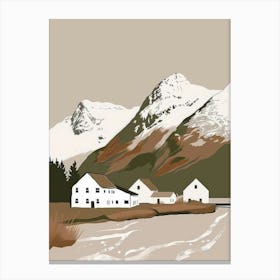 Scottish Village Canvas Print