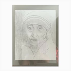 Mother Teresa Canvas Print